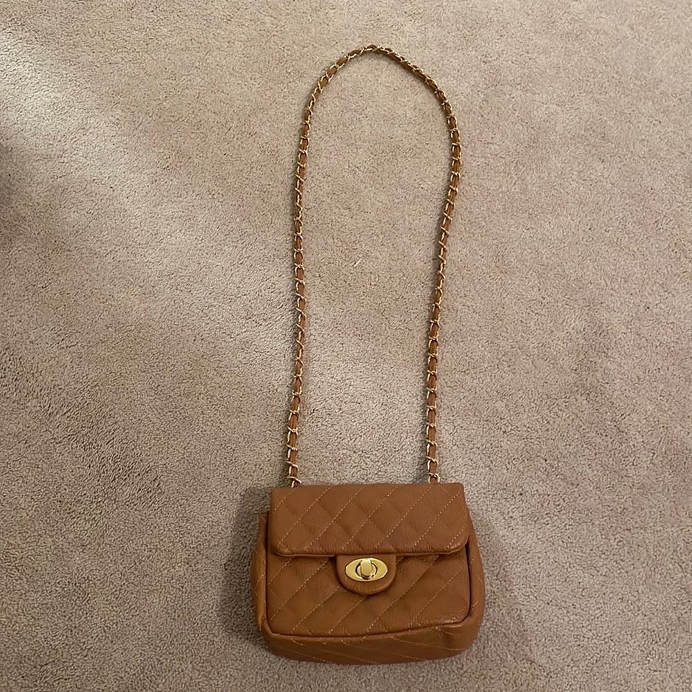 Brown crossbody bag